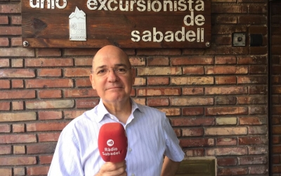 Manyosa aquest matí a la seu de la UES | Aleix Graell